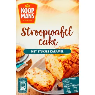 Koopmans Stroopwafel cake met stukjes karamel