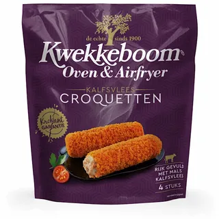 Kwekkeboom Oven en airfryer kalfsvlees croquetten