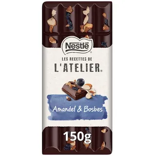 L'Atelier Pure chocoladereep amandel & bosbes