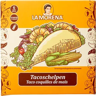 La Morena Tacoschelpen naturel