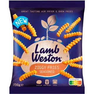 Lamb Weston Ziggy Fries Seasoned