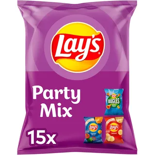 Lays Party Mix Chips 15 uitdeelzakjes 3 smaken