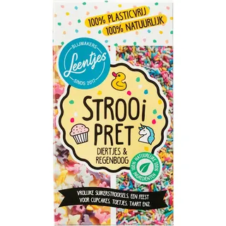 Leentjes Strooi pret diertjes & regenboog