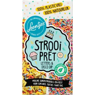 Leentjes Strooi pret letters & disco dip