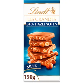 Lindt Les grandes melkchocolade hazelnoot