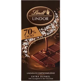 Lindt Lindor reep 70% pure chocolade