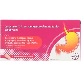 Losecosan Maagsapresistente tablet omeprazol 20mg