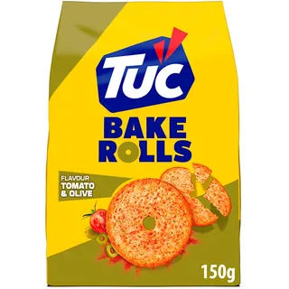 LU TUC Bake Rolls Crackers Tomato & Olive