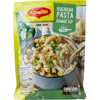 Maggi Roerbakpasta romige kip