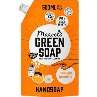 Marcel's Green Soap Handzeep orange & jasmin navulling