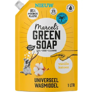 Marcel's Green Soap Wasmiddel vanilla & cotton navulling