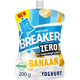 Melkunie Breaker zero banaan yoghurt