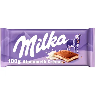 Milka Chocoladereep Alpenmelk Crème
