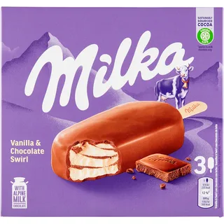 Milka Vanilla & chocolate swirl