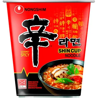 NongShim Shincup noodle soup gourmet spicy