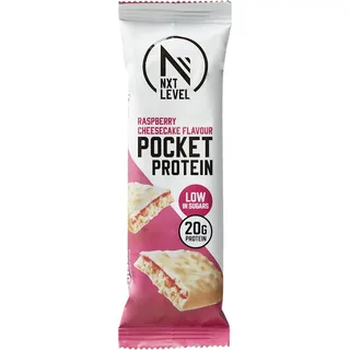 NXT Level Pocket protein raspberry cheesecake