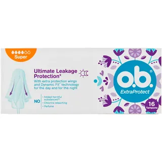 O.B. Extra protect tampons super