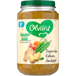 Olvarit Doperwten kalkoen aardappel