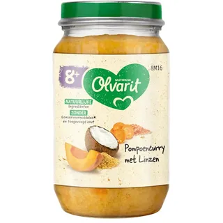 Olvarit Pompoen curry met linzen