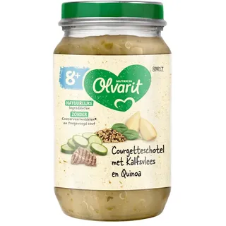 Olvarit Courgetteschotel kalfsvlees quinoa