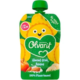 Olvarit Knijpfruit amandeldrink banaan