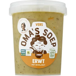 Oma's Soep Erwtensoep met rookworst