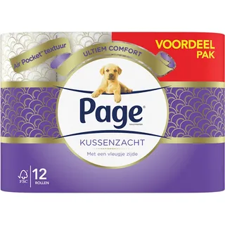 Page Kussenzacht toiletpapier voordeelpak