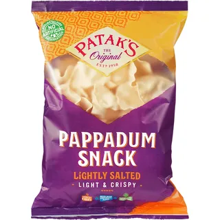 Patak's Pappadum snack lightly salted