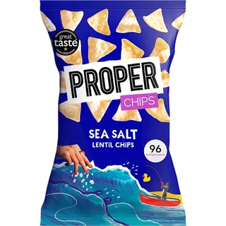 Proper Sea salt lentil chips