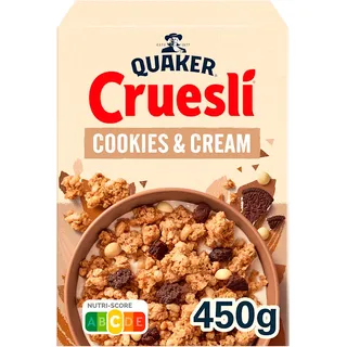 Quaker Cruesli cookies & cream