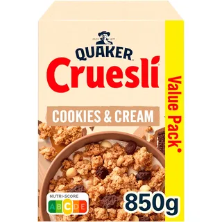 Quaker Cruesli cookies & cream value pack