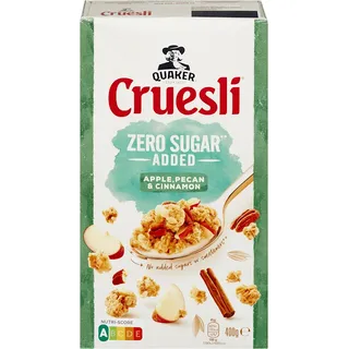 Quaker Zero sugar added apple, pecan & cinnamon