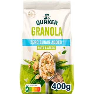 Quaker Granola zero sugar added nuts & seeds