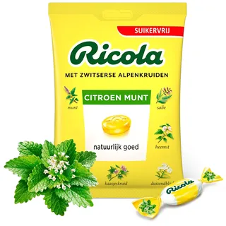 Ricola Citroen munt suikervrij