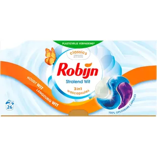 Robijn Stralend wit 3-in-1 wascapsules