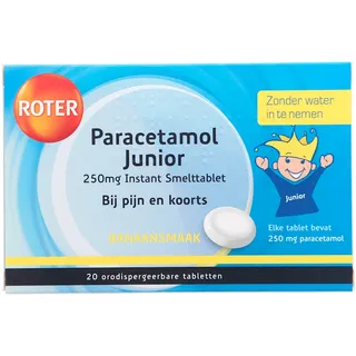 Roter Paracetamol junior 250mg smelttabletten