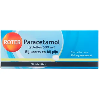 Roter Paracetamol 500mg tabletten