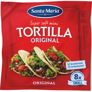 Santa Maria Tortilla wraps original 8x small