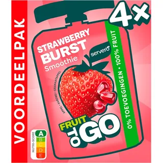Servero Fruit to go strawberry burst voordeelpak