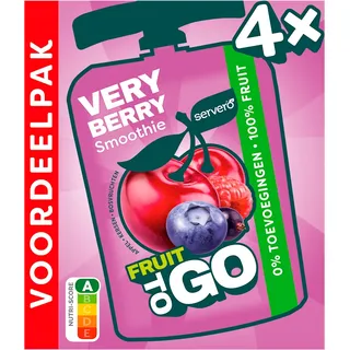 Servero Fruit to go very berry voordeelpak
