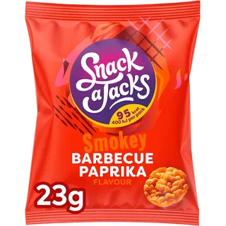 Snack A Jacks Crispies Barbecue Paprika Rijstwafels