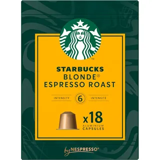 Starbucks Nespresso blonde espresso roast capsules