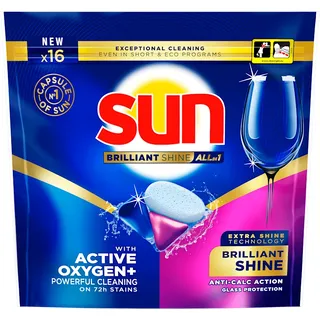 Sun Brilliant shine all-in-1 vaatwascapsules