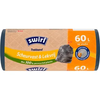 Swirl Vuilniszakken met trekband 60 liter