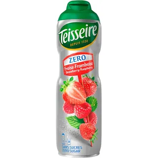 Teisseire Zero aardbei framboos siroop