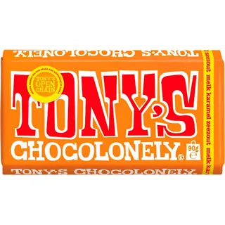 Tony's Chocolonely Reep melk karamel zeezout