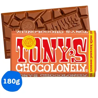 Tony's Chocolonely Reep melk karamel zeezout