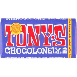 Tony's Chocolonely Reep donkere melk pretzel toffee