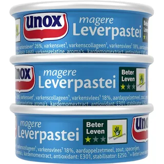 Unox Magere leverpastei 3-pack