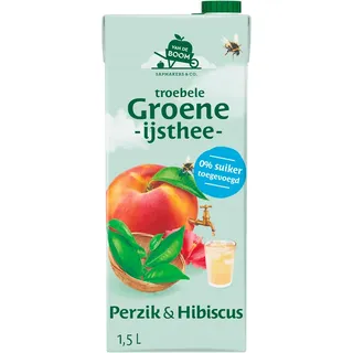 Van de Boom Troebele groene ijsthee perzik hibiscus